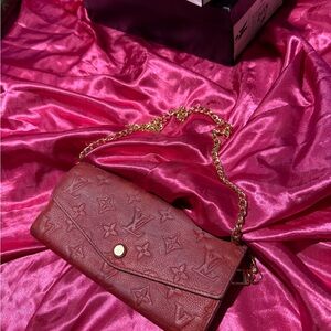 Authentic Louis Vuitton Red Rare Bum Bag